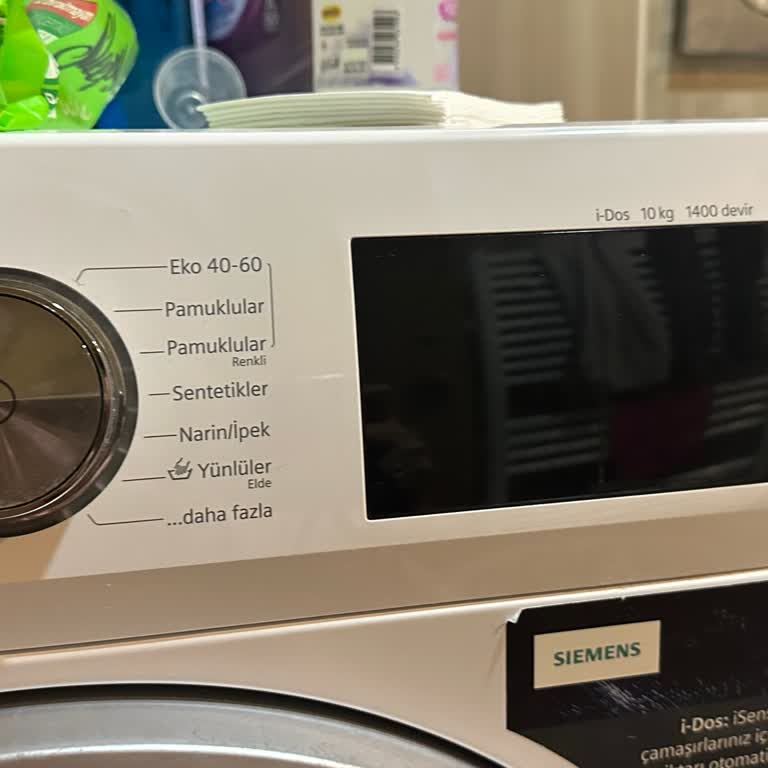 Siemens Çamaşır Makinesinde Sürekli Koku Ve Arıza Problemi