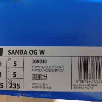 Adidas Samba Ayakkabının Astar Yazıları 1 Ayda Silindi!