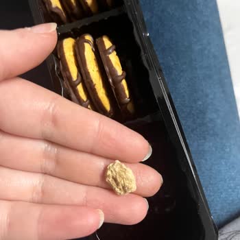 Kurabiyeden Çıkan Taş Parçası Şok Etti