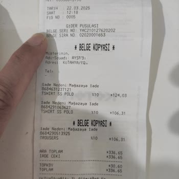 Değişim Sonrası Hediye Çeki Bedelinin Düşük Olması Ve Sistemsel Hata