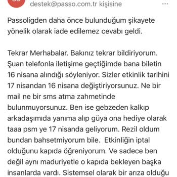 Oyun Tarihi Değişikliği Hakkında Yetersiz Bilgilendirme Ve Mağduriyet