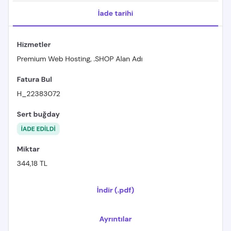 Hostinger Para İadesi 30 Gündür Hesabıma Yatmadı