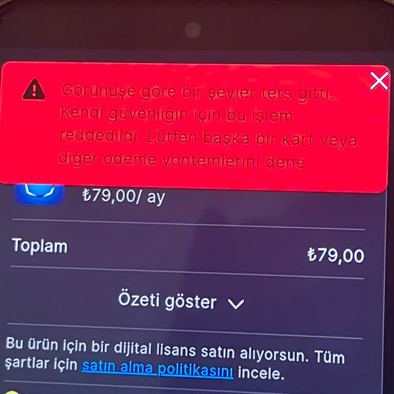 Fortnite'ta Ödeme Reddedildi: Yardım Bekliyorum
