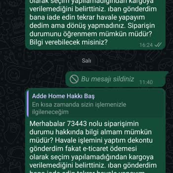 Ödeme Sonrası Muhatap Bulunamıyor Para İadesi Yapılmıyor