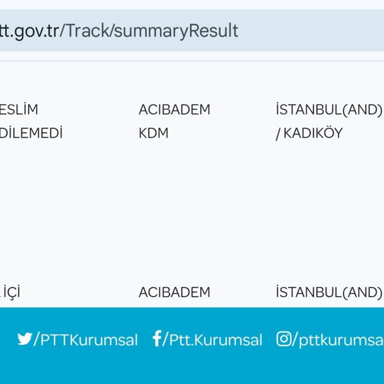 Evde Olmama Rağmen PTT Kargo Teslimat Yapılmadı, Yanlış Bilgi Verildi