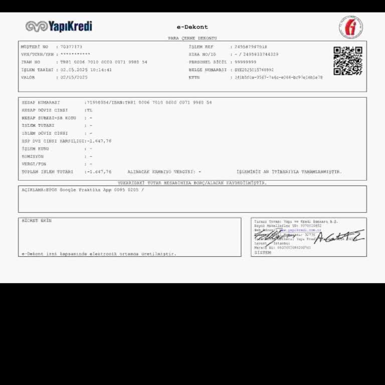 Bilinmeyen Uygulama Üzerinden İzinsiz Para Kesintisi