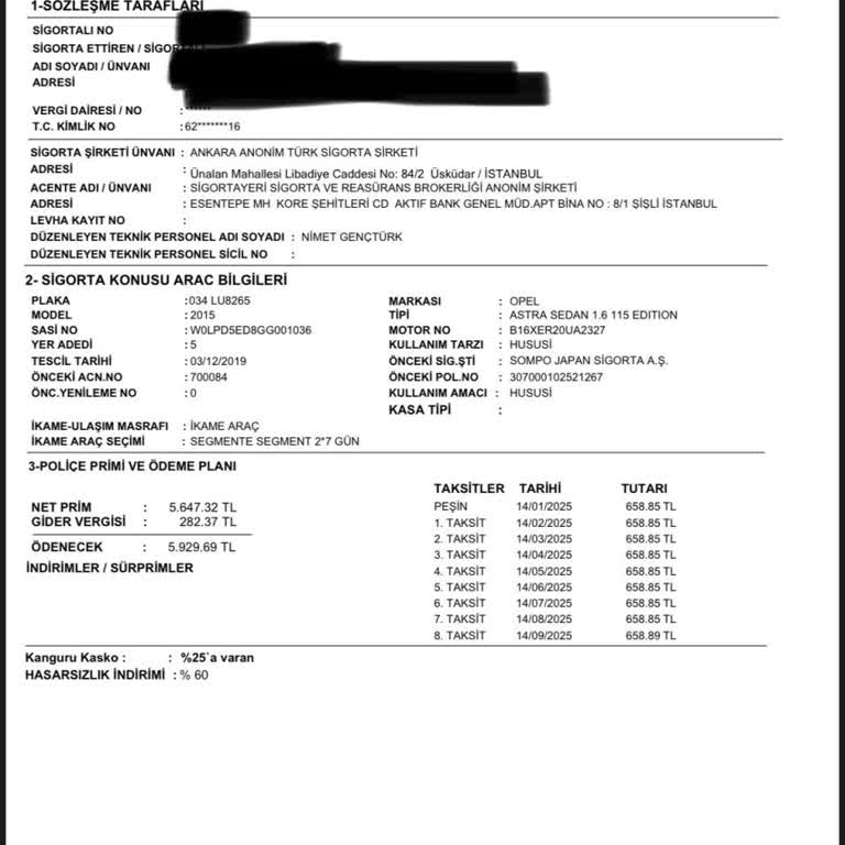 Kasko Poliçesi Hediye Çeki Ve İletişim Eksikliği