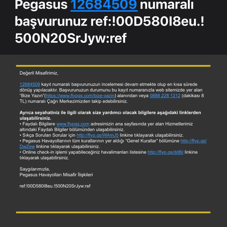 Pegasusun Verdiği Ücretsiz Bilet Hakkı Onaylanmıyor