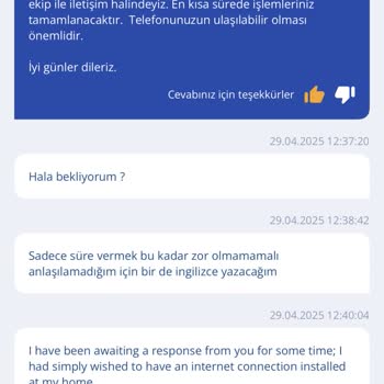 TurkNet Aktivasyonunda Bilgi Kirliliği Ve Gecikme