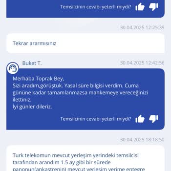 TurkNet Aktivasyonunda Bilgi Kirliliği Ve Gecikme
