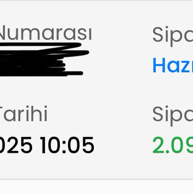 Siparişim Uzun Süredir Teslim Edilmedi