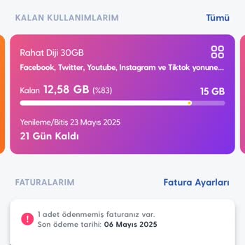 Sosyal Medya Paketi İnternetimden Düşmüyor