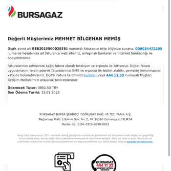 Doğalgaz Faturasında Anlamsız Artış Ve Açıklama Eksikliği