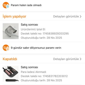 Temu'dan İptal Edilen Siparişimin Ücreti İade Edilmiyor