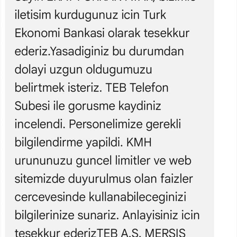 Yanlış Bilgi Nedeniyle Maddi Mağduriyet Yaşadım