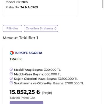 Trafik Sigortası İki Kez Ücret Çekildi, Poliçe Onaylanmadı