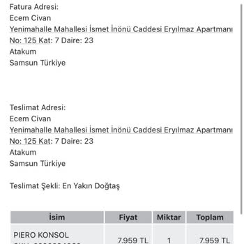 Ödemesi Yapılan Konsol Siparişim Teslim Edilmedi, Bilgi Alamıyorum