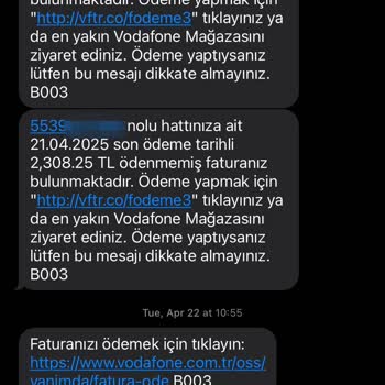 Vodafone Hattımda Sürekli Kapanma Ve Haksız Fatura Mağduriyeti