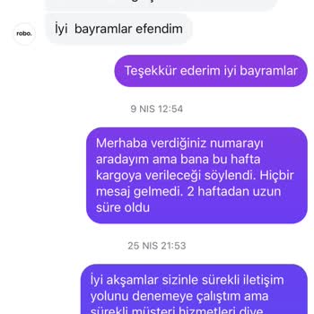 Sipariş Verilen Çadırın Teslim Edilmemesi Ve İletişim Sorunları