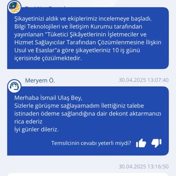 İptal Edilmeyen Fatura Ve Çözümsüz Müşteri Hizmetleri Mağduriyeti
