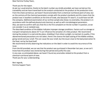 Kedilerimde Tüy Dökülmesine Sebep Olan Bozuk Mama İadesi Reddedildi