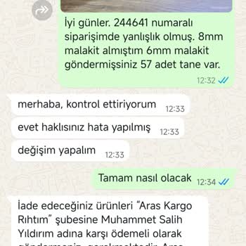 Yanlış Ürün Gönderildi, Değişim Ve İade Sürecinde İletişim Sağlanmadı