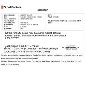 Bilgi Verilmeden Gönderilen İhtarname Ve Haksız Masraf Kesintisi