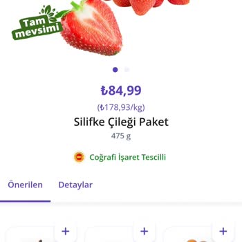 Getir'den Aldığım Çilekler Çürük Çıktı, İade Süreci Hayal Kırıklığı Yarattı