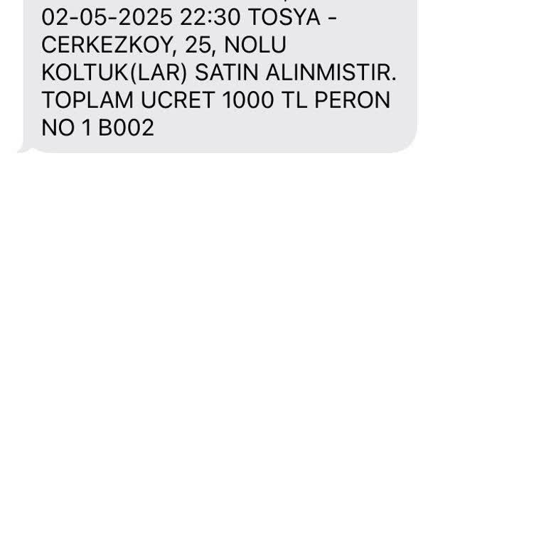 Kısa Mesafe İçin Yüksek Bilet Ücreti Mağduriyeti