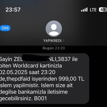 Onayım Olmadan Üyelik Başlatılıp Ücret Tahsil Edildi