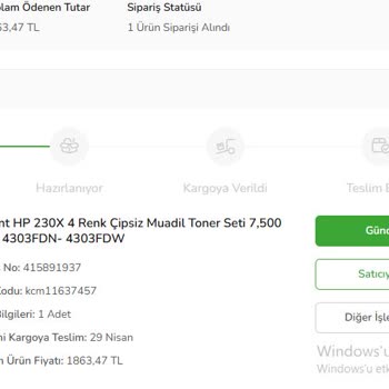 Siparişim Günlerdir Kargoya Verilmedi, Satıcıdan Yanıt Alamıyorum