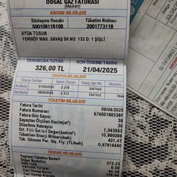 Kullanmadığım Isınma İçin Yüksek Fatura Şoku