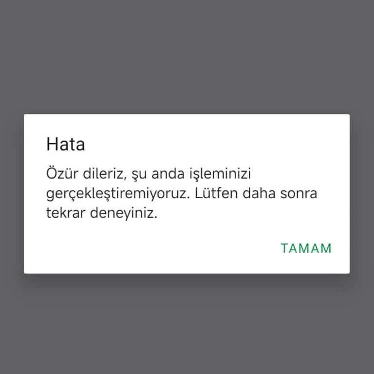 Bankacılık Uygulamasında Sistem Çökmesi Ve Müşteri Hizmetlerine Ulaşılamaması