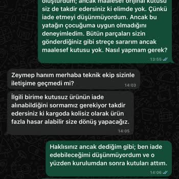 Kurulumdan Sonra Sürekli Sorun Yaşadığım Kaydıraklı Yatak Ve İade Sürecindeki Mağduriyetim
