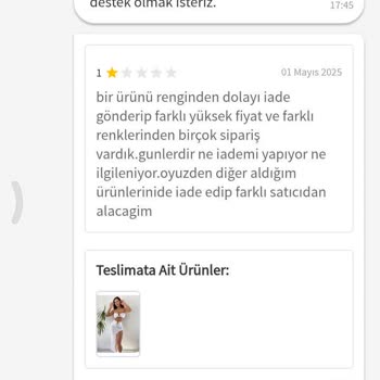 İade Sonrası Tehdit Ve Rahatsız Edici Mesajlarla Karşılaştım