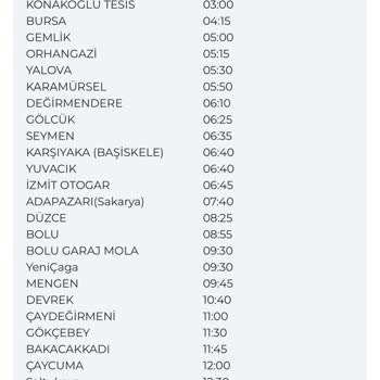 Otobüs Yolculuğunda Beklenmedik Mola ve Rötar Sorunu
