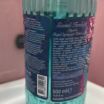 Aldığım Köpük Sabunların Üretim Tarihini Öğrenemiyorum