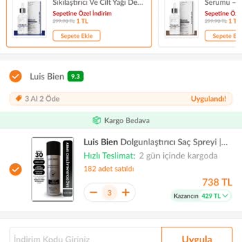 Kampanya Sonrası Ürünün Fiyatının Düşmesi Ve Eksik Gönderim Sorunu