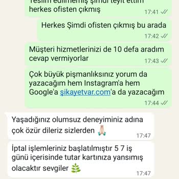 Geç Teslimat Ve İade Sorunu Yaşadım, Mağdur Oldum