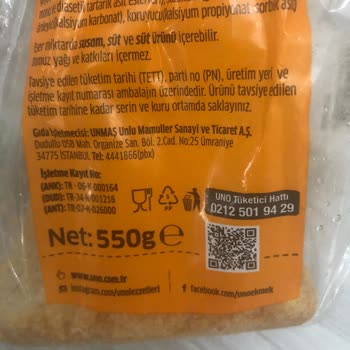 Tost Ekmeği Kısa Sürede Küflendi, Müşteri Hizmetlerine Ulaşamıyorum