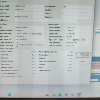 Ağır Kargo Teslimatında Şube Mağduriyeti Ve Bilgilendirme Eksikliği
