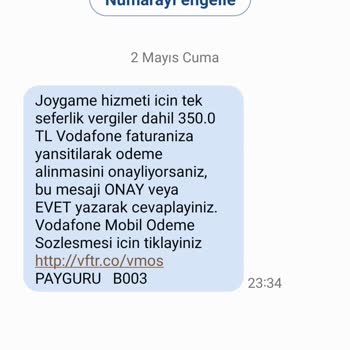 Onaysız Para Çekimi Ve Otomatik Mesajla Hesaptan Tahsilat Şikayeti