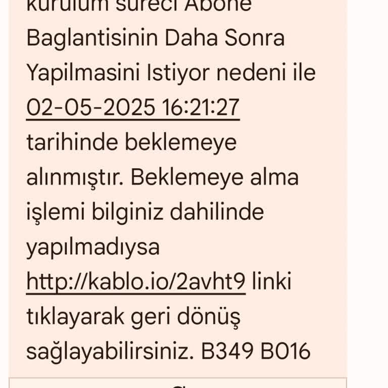 Kablo Net Hizmet Aktivasyonu Gecikmesi Ve Müşteri Mağduriyeti