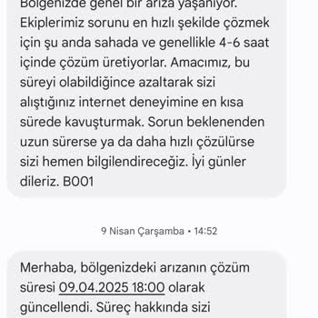 Sürekli İnternet Kesintisi Ve Çözüm Sunulmayan Hizmet Nedeniyle Mağduriyet