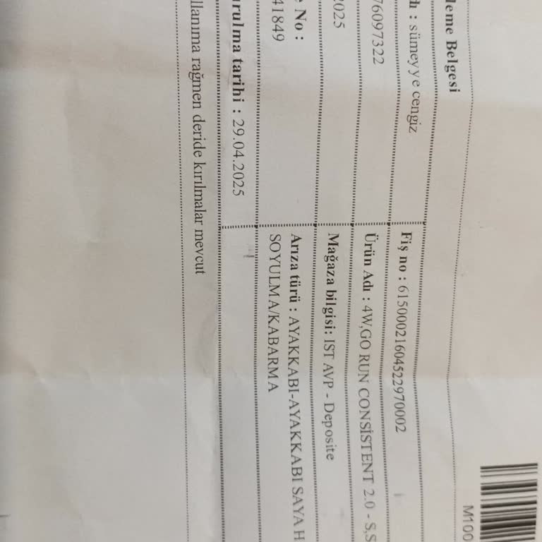 Ayakkabı Sorunu Ve Yetersiz Bilgilendirme Mağduriyeti