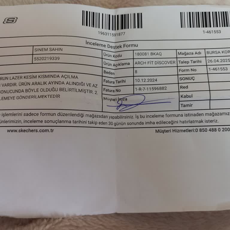 Skechers Ayakkabıda Tekrar Eden Sorun Ve İlgisiz Müşteri Hizmetleri