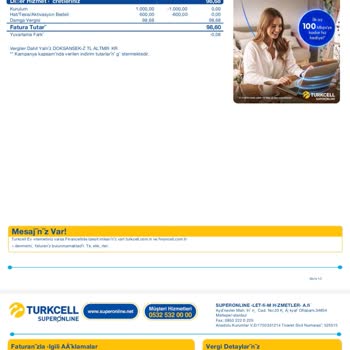 Ücretsiz Denilen Abonelikte Beklenmedik Yüksek Ücret Talebi