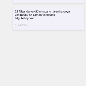 Siparişimin Gecikmesi Ve Satıcıdan Yanıtsız Kalması Hakkında Şikayet