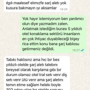 Beş Yıldızlı Otelde Basit Bir İhtiyacın Karşılanmaması Şaşırtıcı