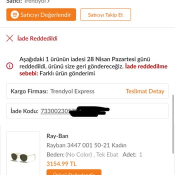 İade Sürecinde Yaşanan Karışıklık Ve Mağduriyet